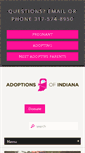 Mobile Screenshot of adoptionsofindiana.org